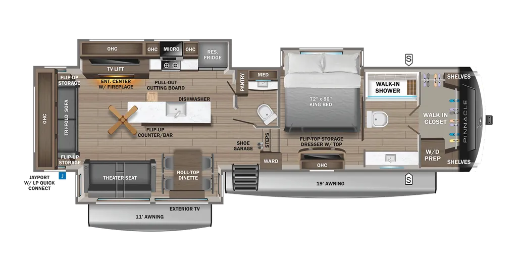 2027 Jayco Pinnacle 36FBTS floor plan