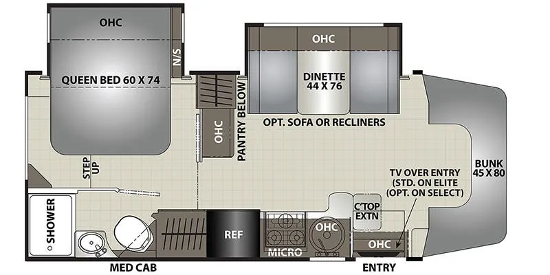 Coachmen Prism Elite 24DSE floor plan