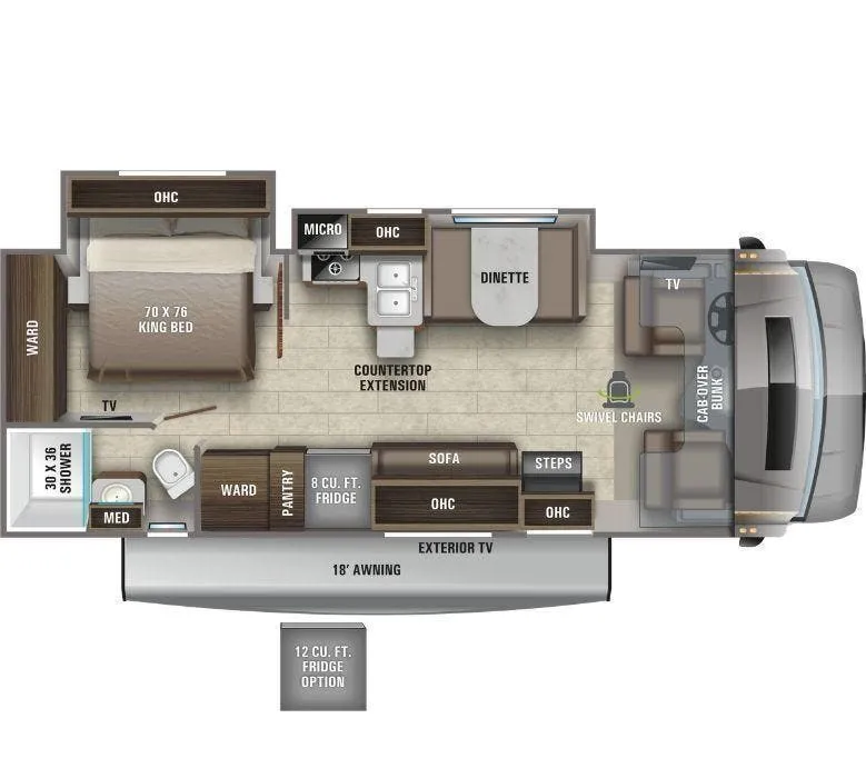 Entegra Coach Esteem 27U floor plan