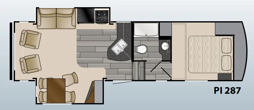 Heartland Pioneer PI 287 floor plan
