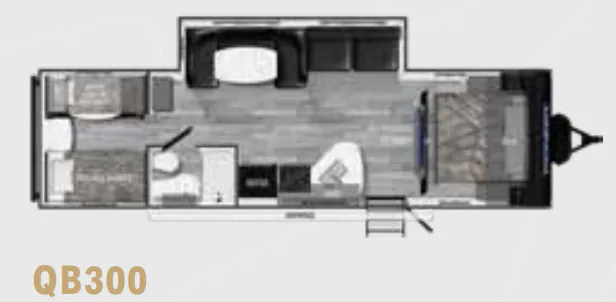 Heartland Pioneer QB300 floor plan