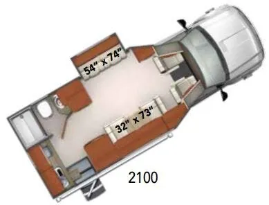 Phoenix Cruiser 2100 floor plan