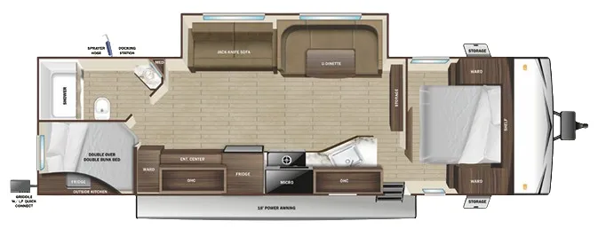 2024 Starcraft Autumn Ridge 28BHS - Floor plan