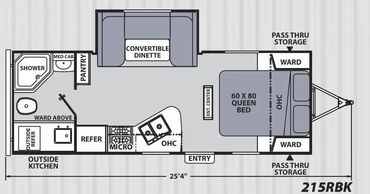 Coachmen Apex Ultra-Lite 215RBK floor plan
