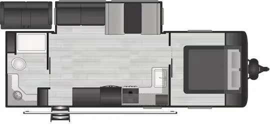 Keystone Hideout 24RBSWE floor plan
