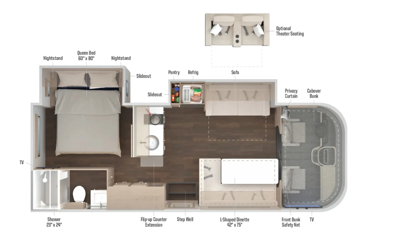 2026 Winnebago Sunflyer 26FE - Photo 3