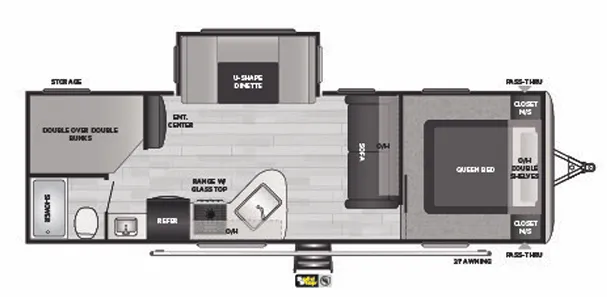 Keystone Springdale 275BH floor plan