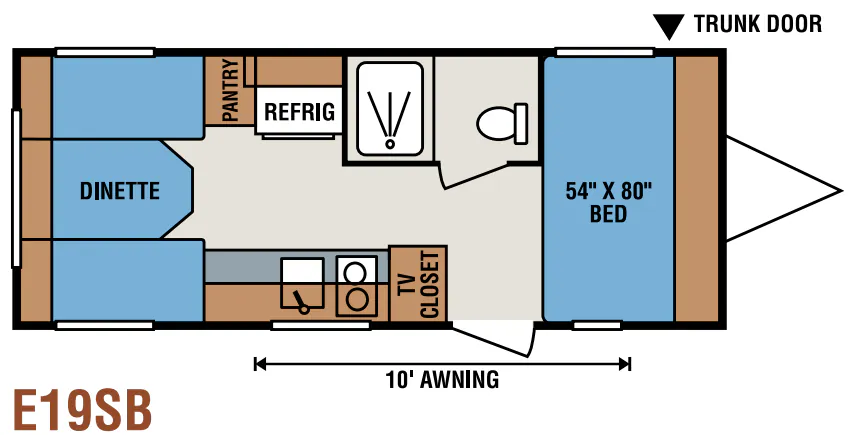 K-Z Spree Escape E19SB floor plan
