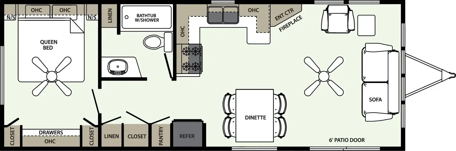 Forest River Quailridge Canada 38FLA-C floor plan