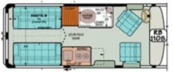 Sportsmobile Express 110S floor plan