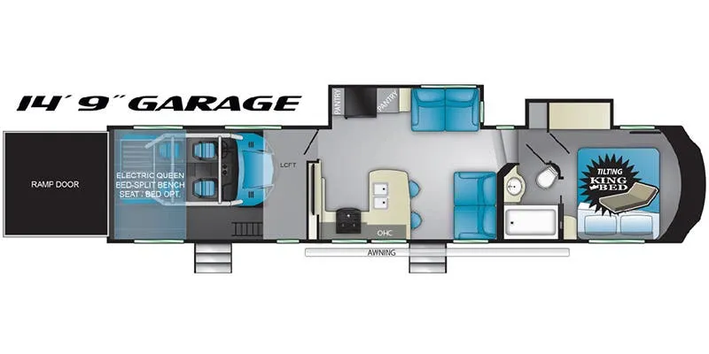 Heartland Torque TQ 378 floor plan