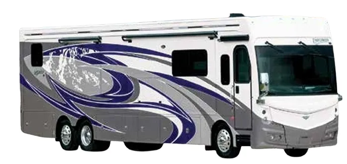 Fleetwood Discovery LXE 40M exterior