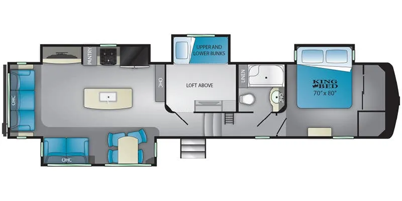 Heartland ElkRidge ER 38 floor plan