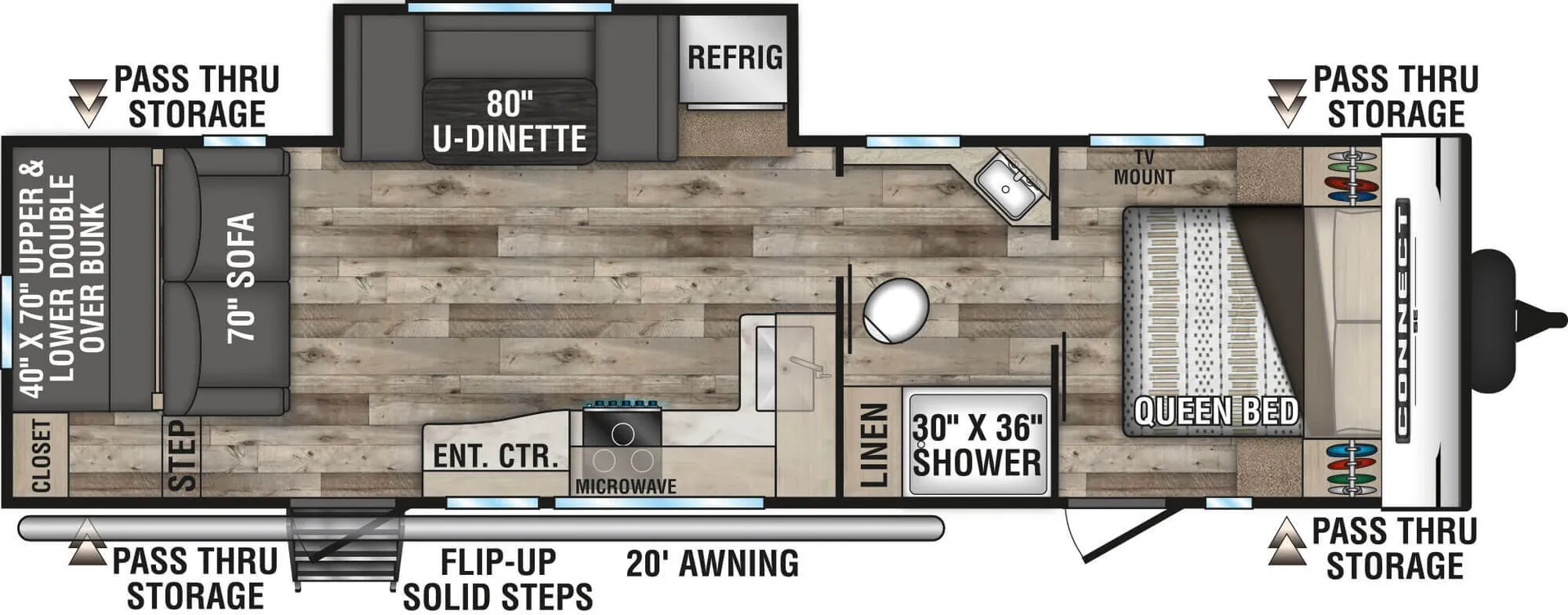 K-Z Connect SE C281BHSE floor plan