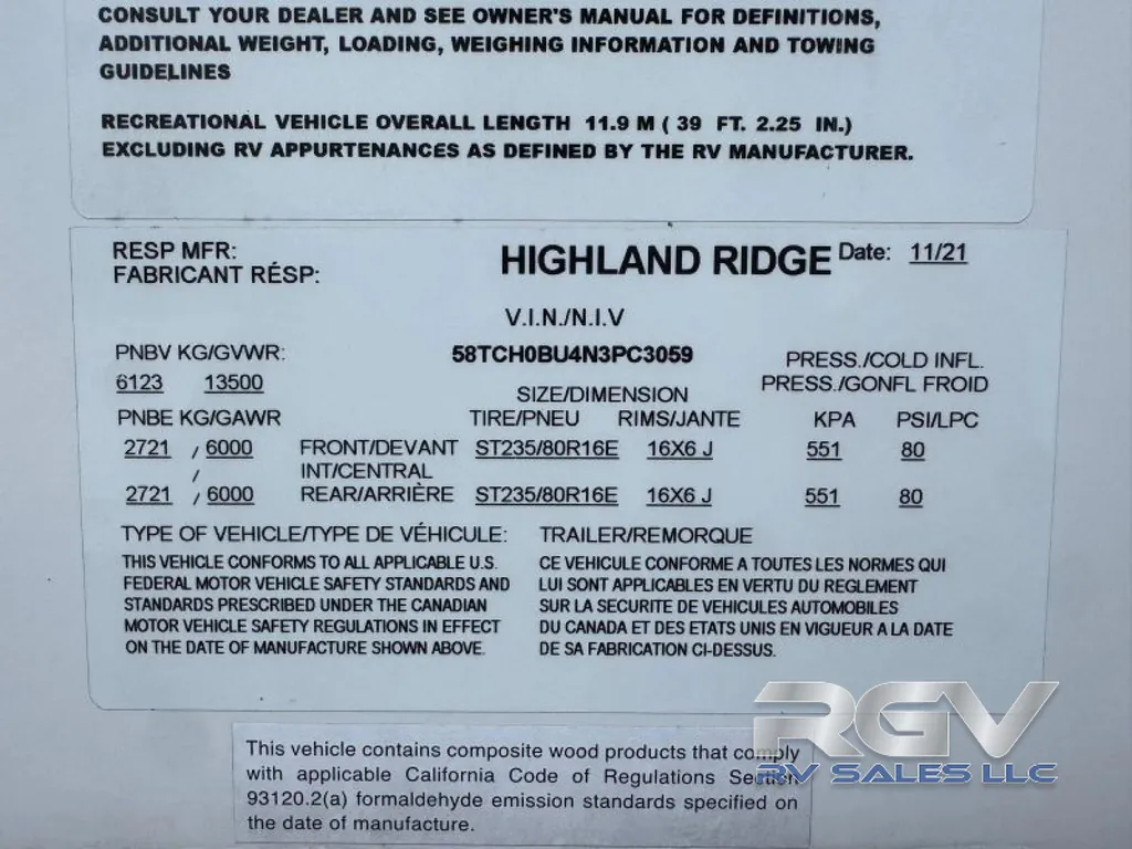 2022 Highland Ridge Silverstar XLT 354MBH, Photos photo 40