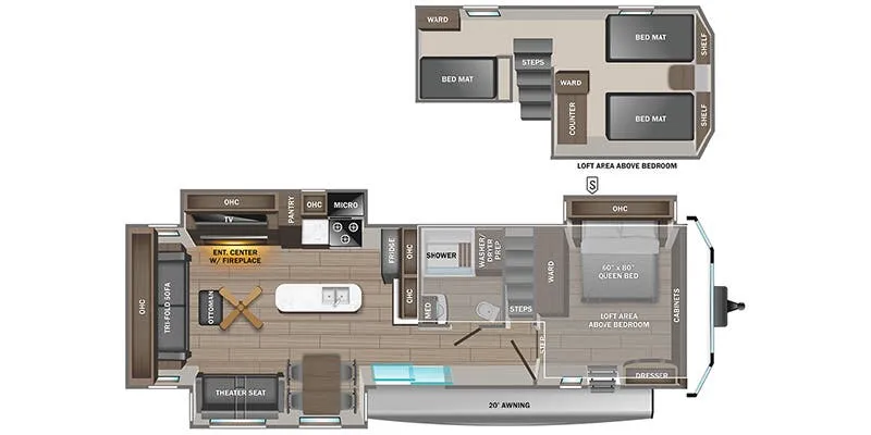 2025 Jayco Jay Flight 40DLFT floor plan
