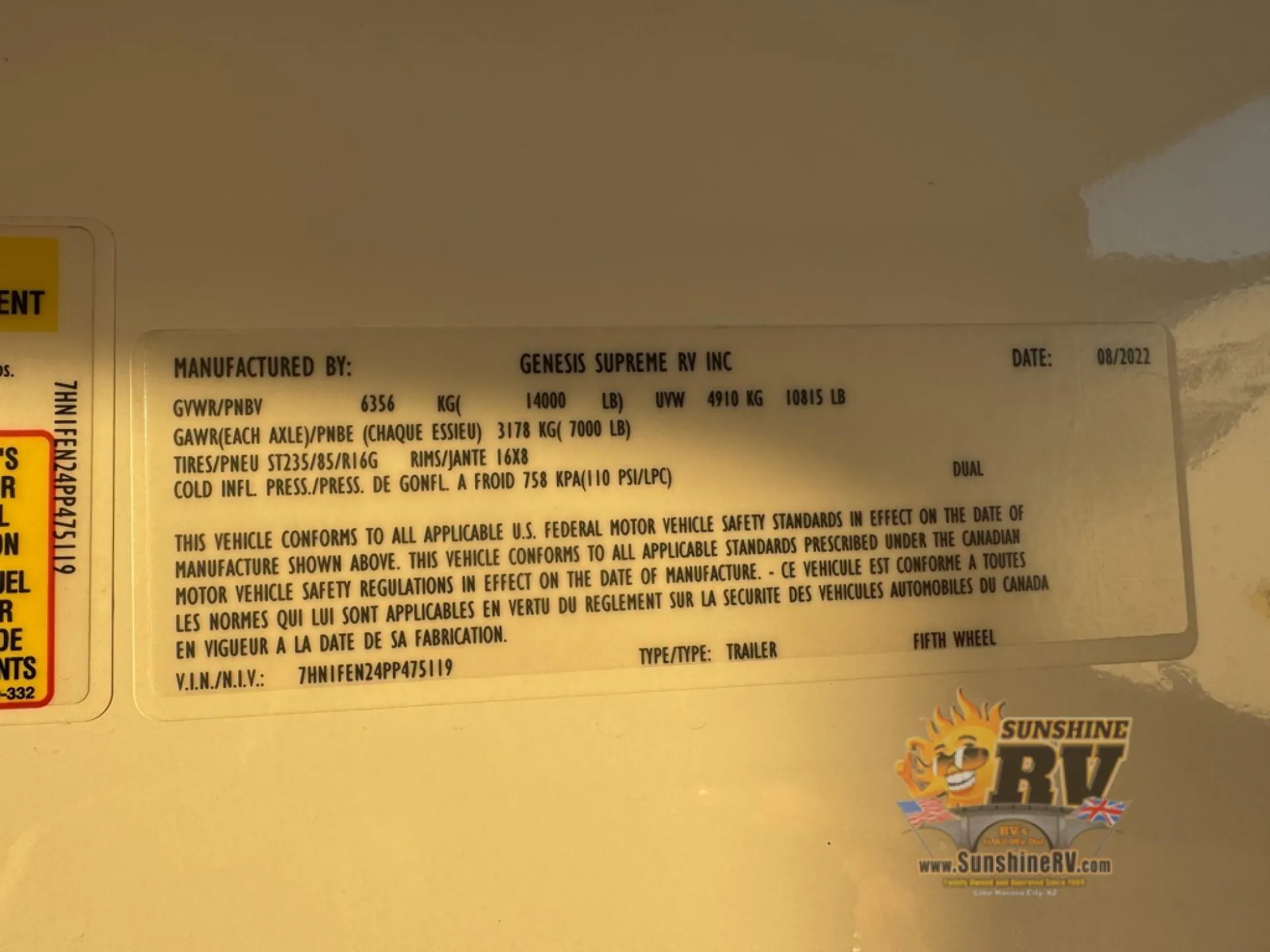 2023 Genesis Supreme Sandsport 2814SIKS - Photo 4