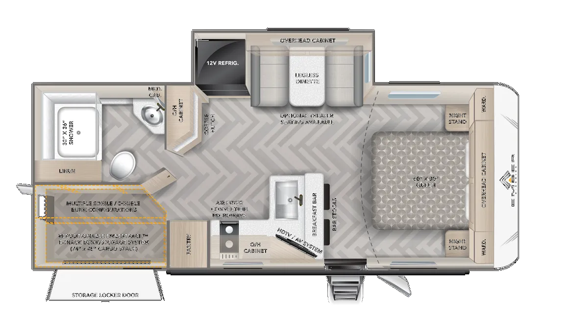 Ember RV E-Series 22ETS floor plan
