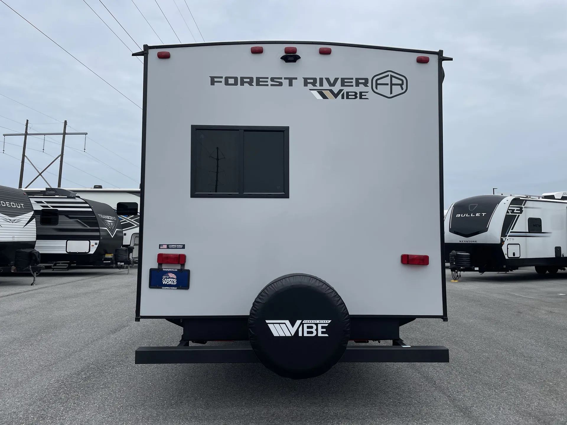 2027 Forest River Vibe 3400BH — backside