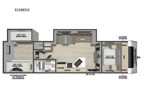 2027 Shasta I-5 532BEDS