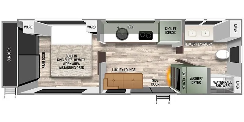 Forest River IBEX RV Suite RVS1 floor plan