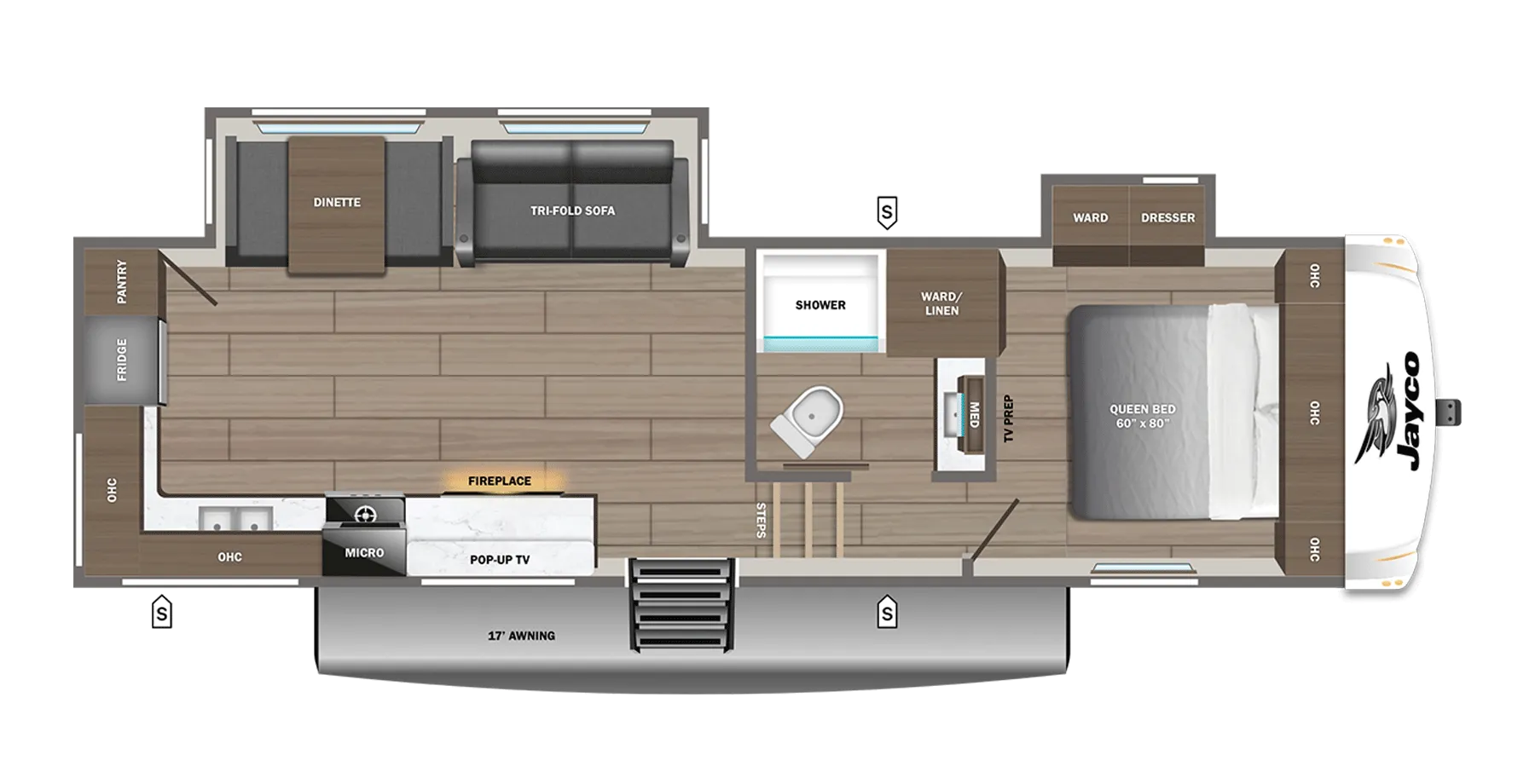 2027 Jayco Eagle 28RKS - Floor plan
