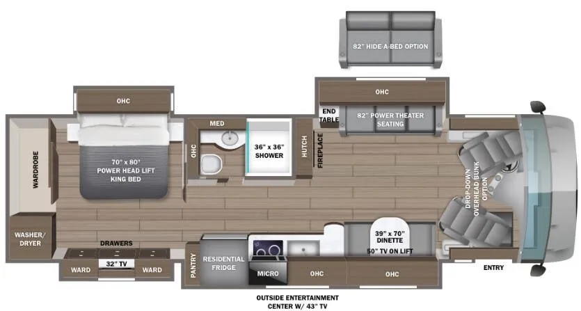 Entegra Coach Reatta 37K floor plan
