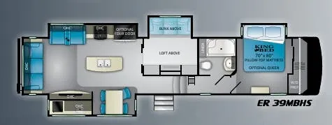 Heartland ElkRidge 39MBHS floor plan