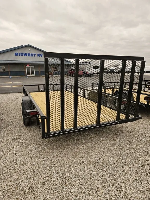 2025 Lone Wolf Trailer Company 83 x 16 Tandem Axle Tube Rail Utility - Photo 4