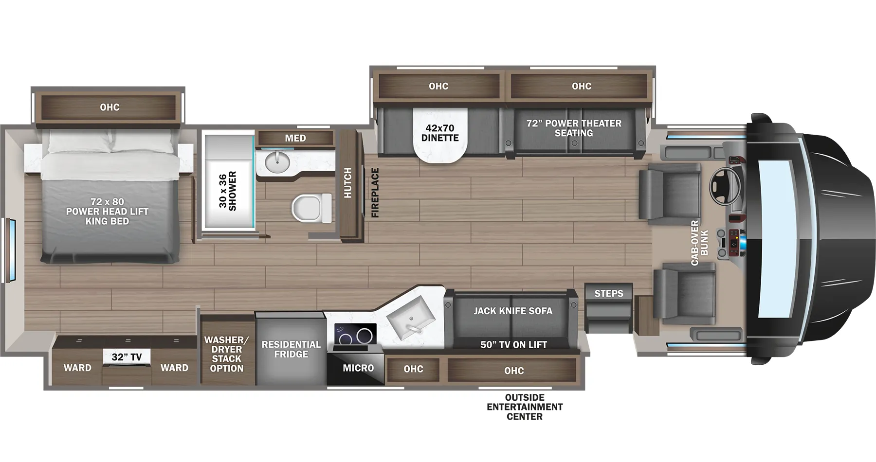 Jayco Seneca Prestige 37M floor plan