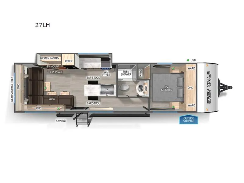 2025 Forest River Cherokee Grey Wolf 27GH - Photo 3