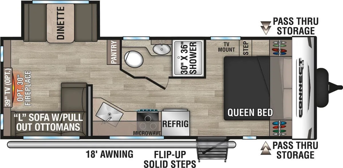 K-Z Connect SE C221RESE floor plan