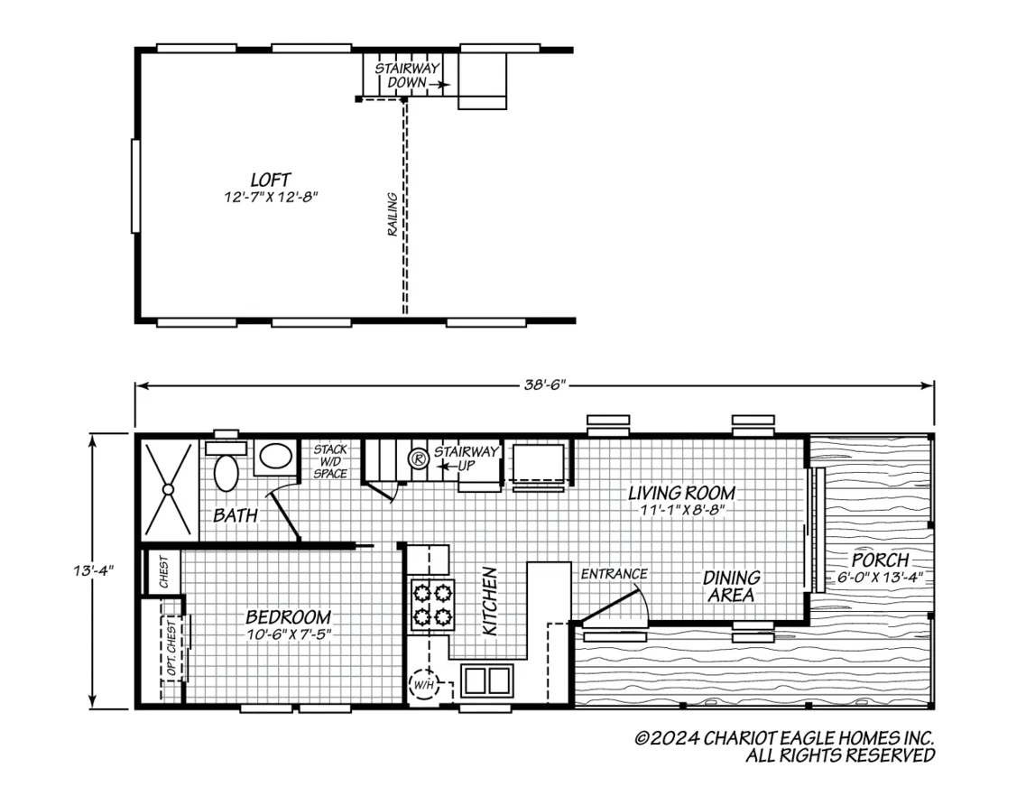 Chariot Eagle Eagle Series LOFT 14391A floor plan