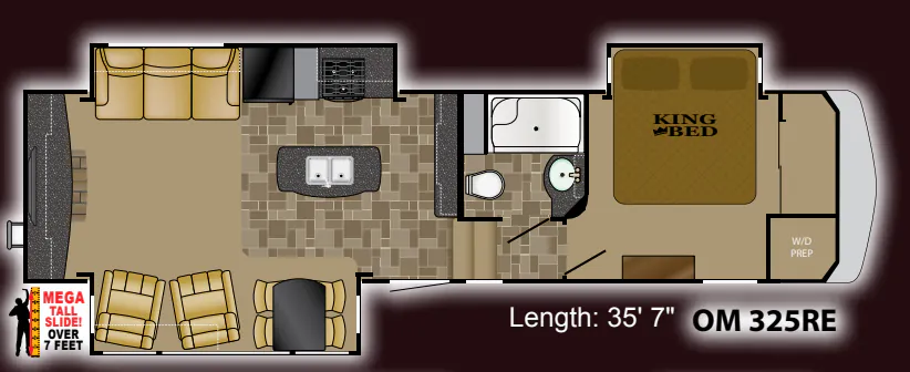 Heartland Oakmont 325RE floor plan