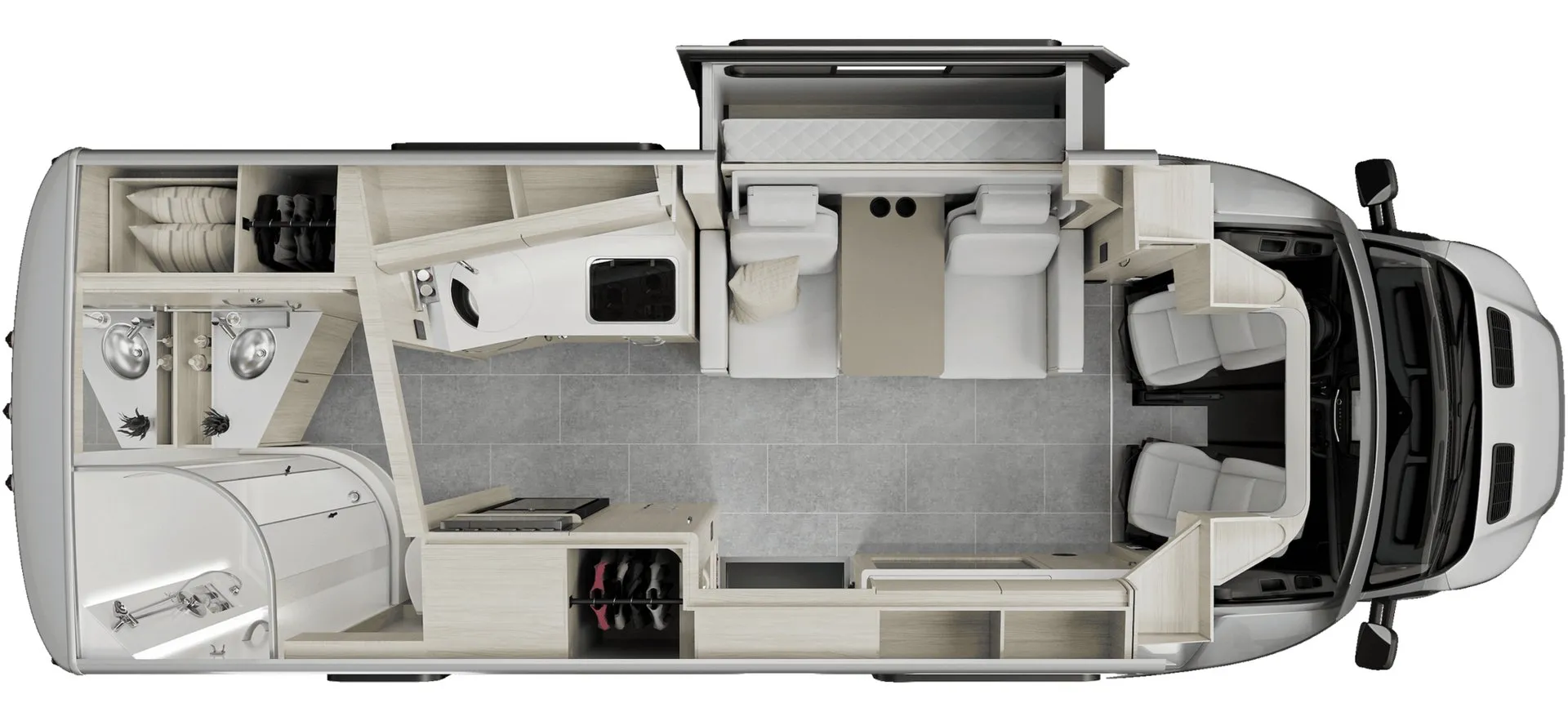 Leisure Travel Wonder W24MBL floor plan