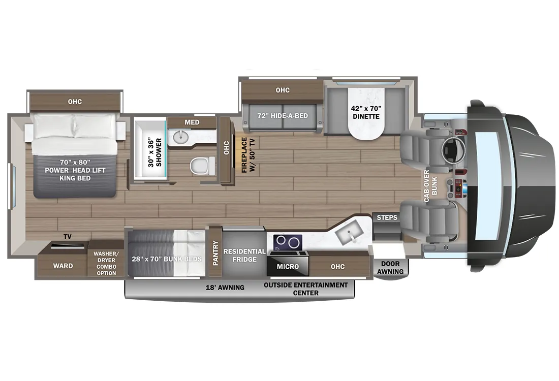 Jayco Seneca 37L floor plan