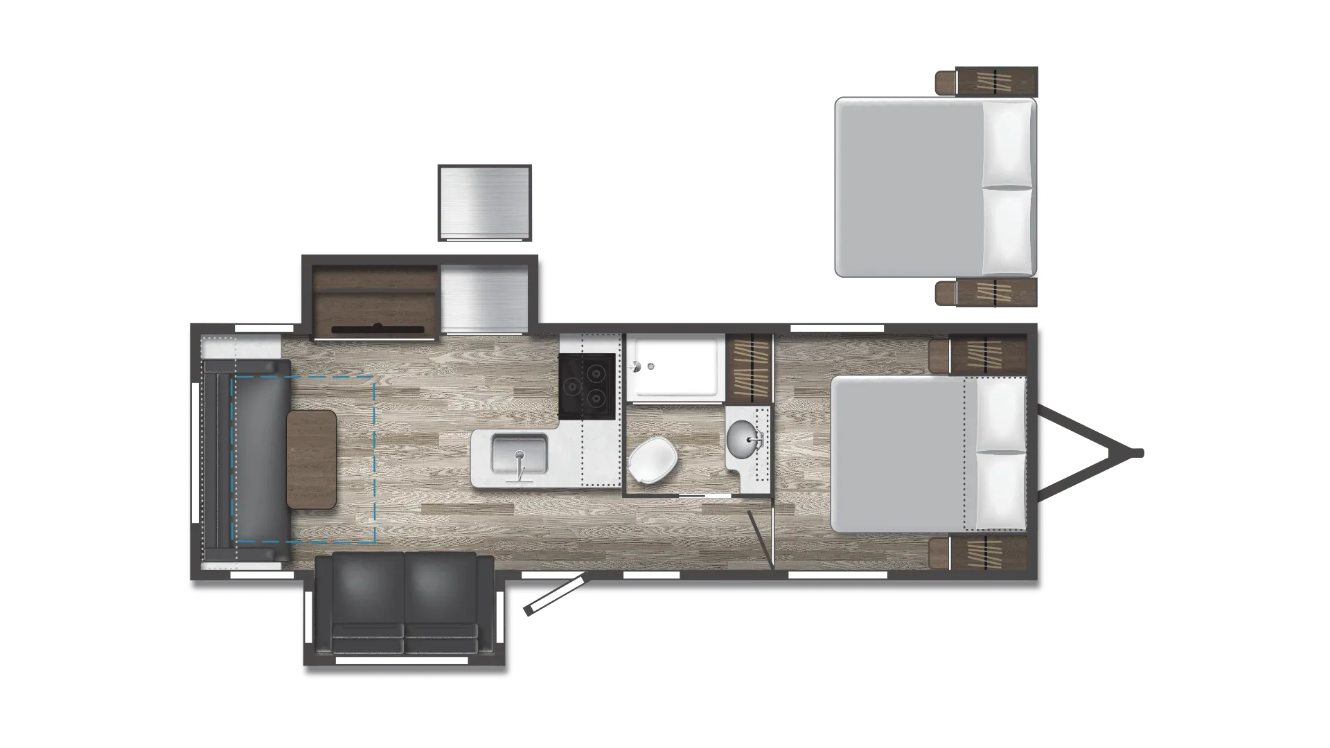 2024 Winnebago Voyage V2730RL - Floor plan