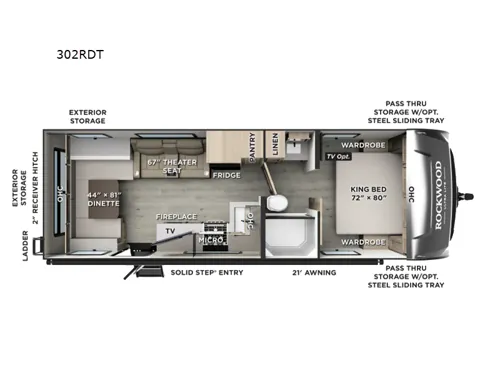 2026 Forest River Rockwood 302RDT - Photo 3