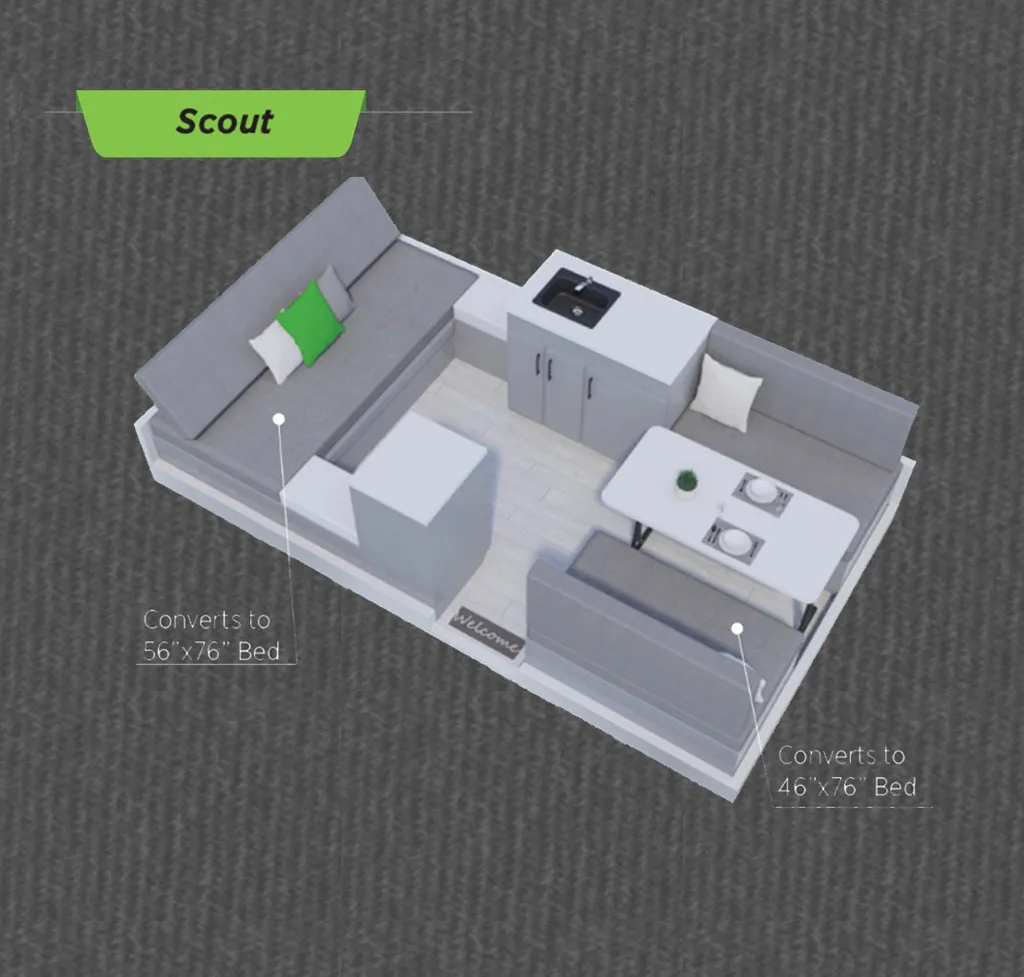 2027 Aliner Scout BASE floor plan