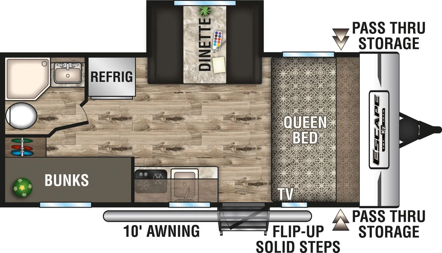 K-Z Escape E191BH floor plan