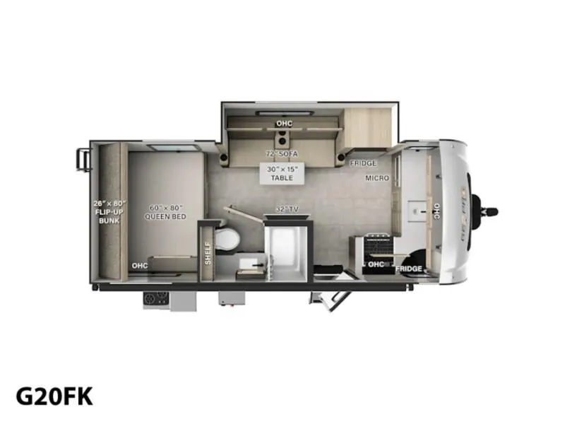 2026 Forest River Rockwood G20FK - Photo 3