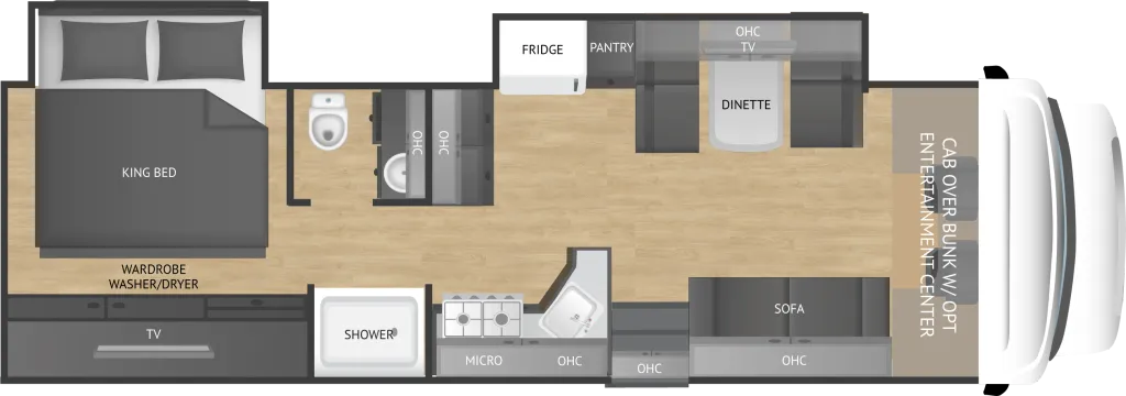 2027 NeXus RV Rebel 34R floor plan