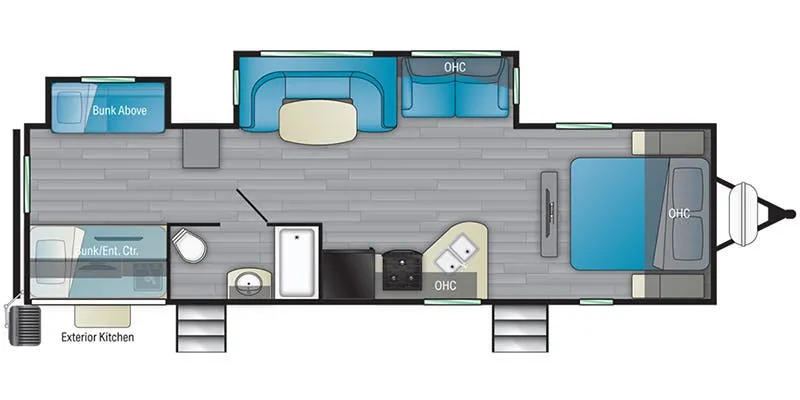 Heartland Mallard M32 floor plan