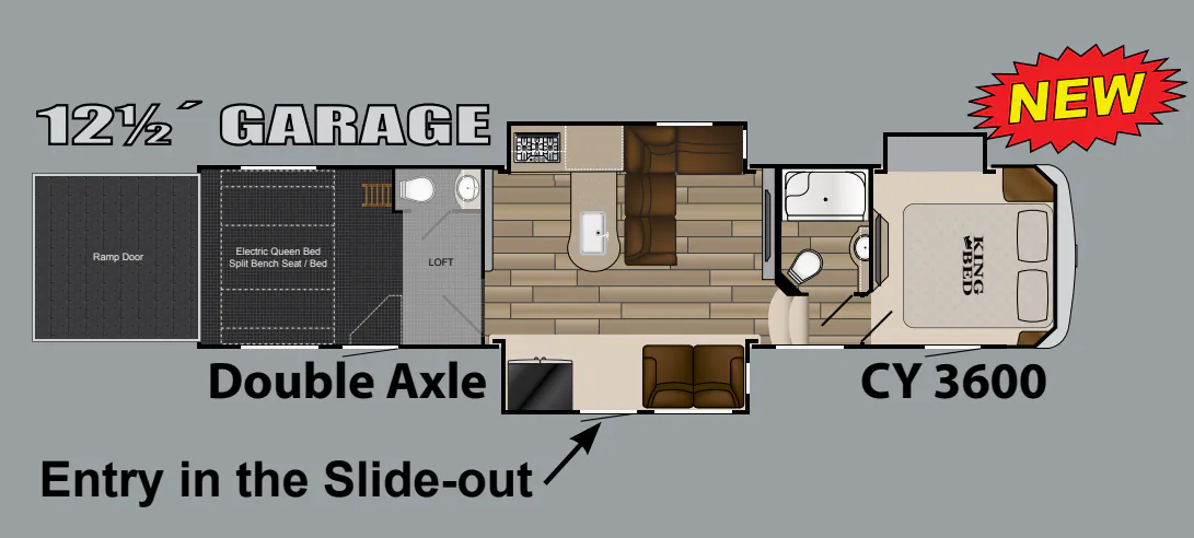 Heartland Cyclone 3600 floor plan