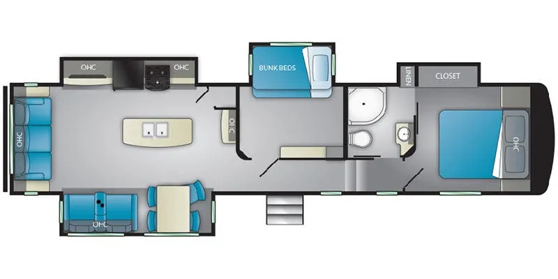 Heartland Pioneer PI 360 floor plan