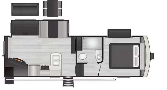 Keystone Arcadia Super Lite 248SLRE floor plan