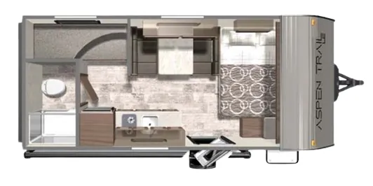 Dutchmen Aspen Trail LE 17BH floor plan