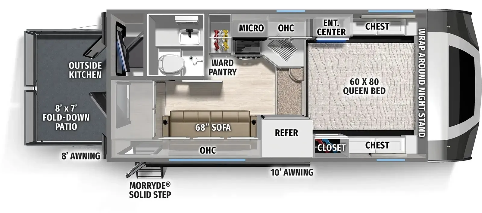 2026 Palomino Real-Lite HS-1916 - Floor plan