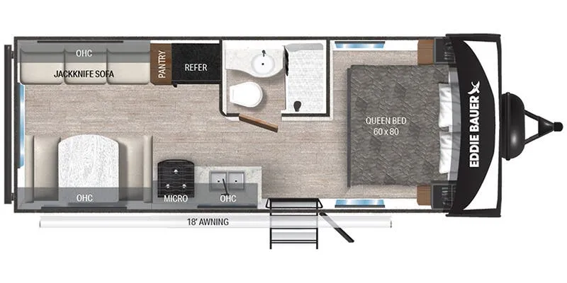 Heartland Eddie Bauer EBS 210RD floor plan