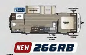 Keystone Outback 266RB floor plan